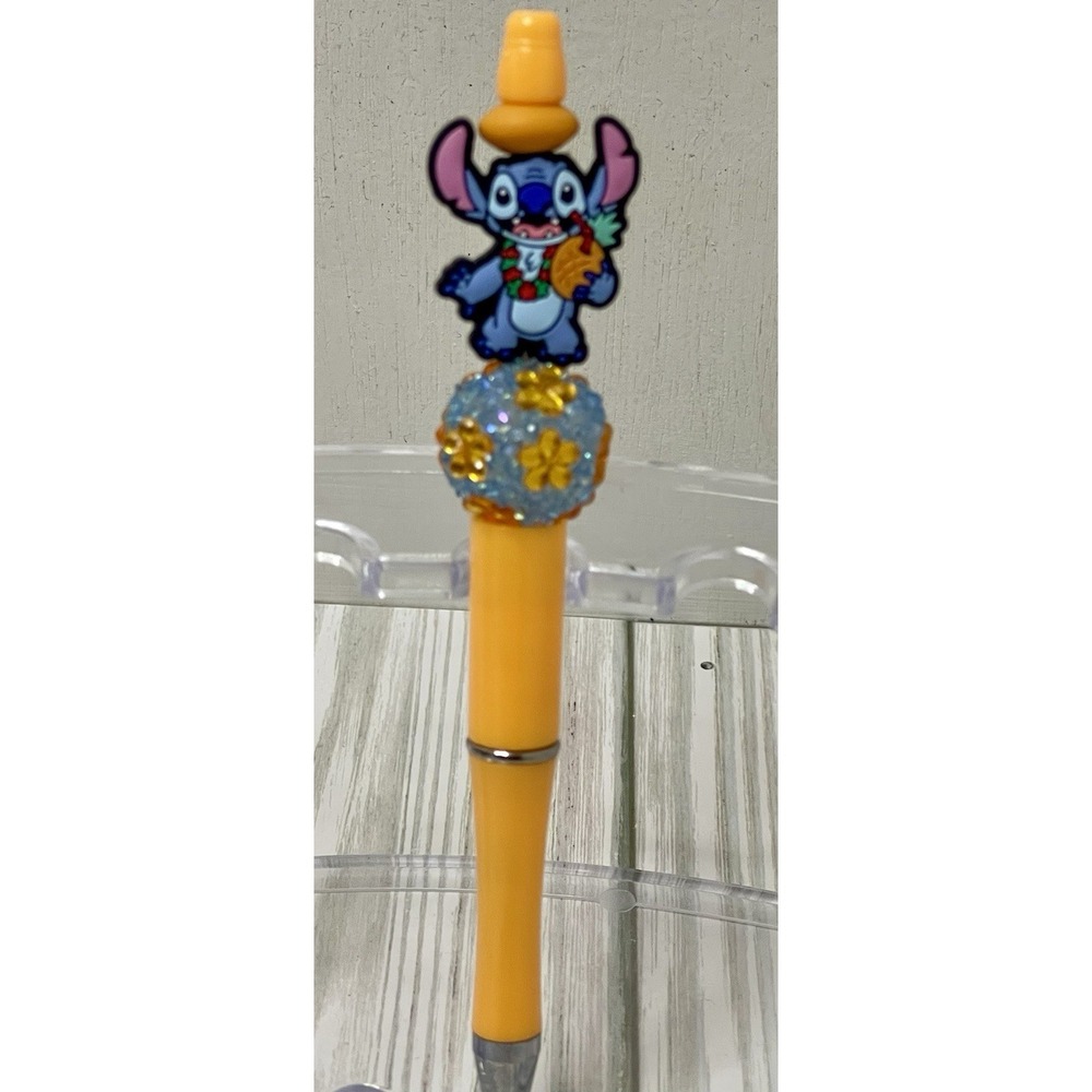 Stitch Beaded Pen Black Ink